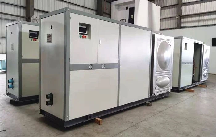 8pcs Water Cooled Screw Chiller Finish Production